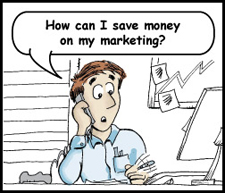 how can I save money on my marketing